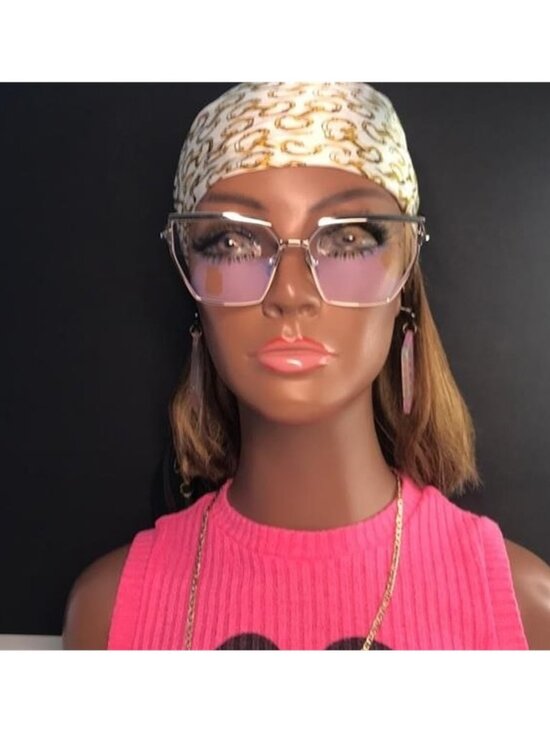 TOM FORD FT5946-B 028 cat eye Tom Ford optical shiny rose gold frame. main image 6